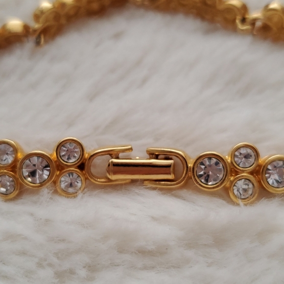 Swarovski Gold Crystal Bracelet NWOT! - Picture 4 of 7